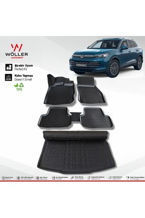 Volkswagen Tiguan Paspas Bagaj Havuzu Set 2024 Sonrası 3d Ultraflex Set