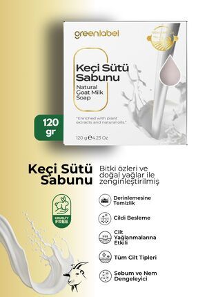 Keçi Sütü Sabunu Natural Nem Dengeleyici 120gr.