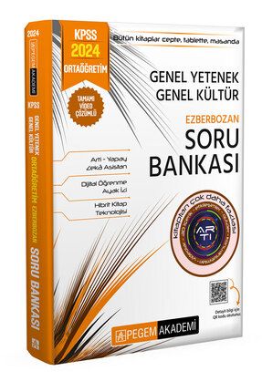 2024 KPSS Genel Yetenek Genel Kültür Ortaöğretim Ezberbozan Soru Bankası