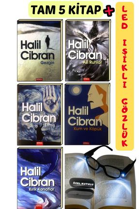 Halil Cibran Kişisel Gelişim Seti 5 Kitap(ERMİŞ-KUM VE KÖPÜK-GEZGİN-ASİ RUHLAR-KIRIK KANATLAR)