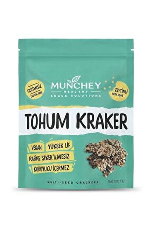 Büyük Boy Zeytinli Tohum Kraker 100g