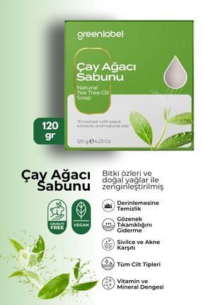 Çay Ağacı Sabunu Natural Sivilce Ve Akne Karşıtı 120 Gr.