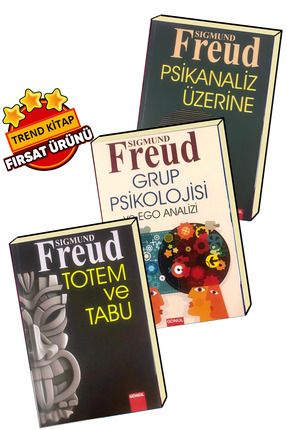 Sigmund Freud Psikanaliz Üzerine Totem Tabu Grup Psikolojisi Tam 3 Kitap