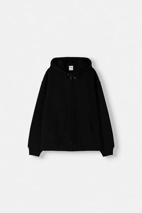 Sweat noir bershka cheap