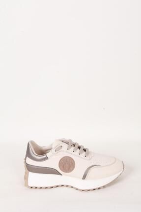 FOLL N Kad n Deri Sneaker Krem Fiyat Yorumlar Trendyol