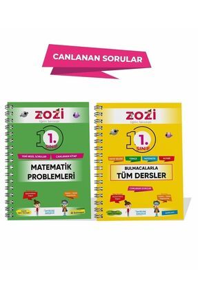 ZOZİ İlkokul 1.Sınıf Matematik Problemleri – Tüm Dersler Bulmaca - Canlanan Sorular!