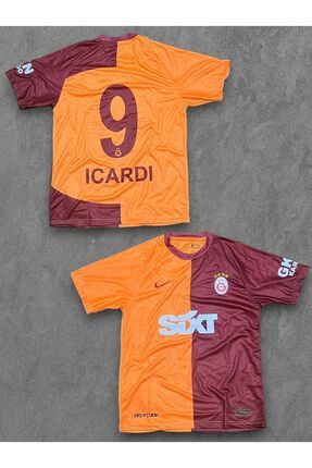 Zevıl Parçalı-gâlatasaray Icardi 9 23/2024 Sezon Yetişkin Futbol Forması Bisiklet Yaka