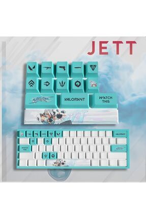 Valorant Jett Keycaps - Mekanik Klavye Tuşu