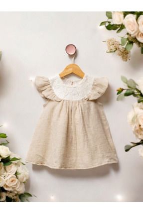 Natürel Bebek Elbise