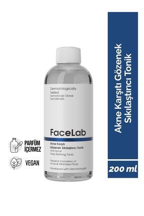 Salisilik Asit İçerikli Akne ve Sivilce Karşıtı Gözenek Sıkılaştırıcı Tonik 200 ml