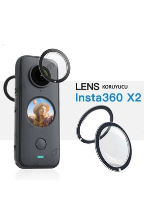 INSTA360 One X2 Uyumlu Koruyucu Lens Kapak, INSTA360 Muhafaza Koruyucu Lens