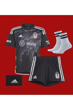 Zevıl - Beşiktaş Çocuk Futbol Forması 4'lü Set Siyah B.