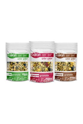 3'lü Paket Granola ( Choco, Fit,meyve Granola )