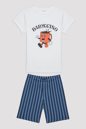 Erkek Çocuk Babyccino Çok Renkli Pijama Takımı