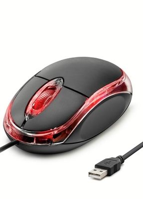 Led Işıklı 1200 DPİ Kablolu Mouse Bilgisayar Faresi Notebook PC Windows Uyumlu Maus Mause