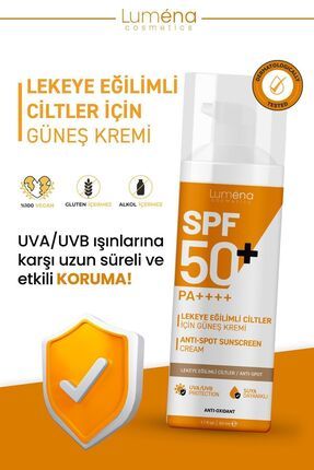 Lekeye Eğilimli Cilt Tipleri Için Yüksek Korumalı Güneş Kremi SPF50+ 50 ml