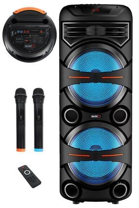 600 Watt Parti Karaoke Eğlence Işıklı Ses Sistemi Bluetooth Hoparlör (MXR-600)