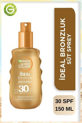 Ambre Solaire İdeal Bronzluk Güneş Koruyucu Sprey SPF30 150ML