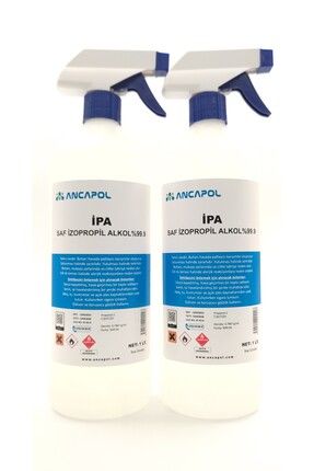 2 Litre Saf %99.9 Izopropil Alkol (ipa) Sprey Set