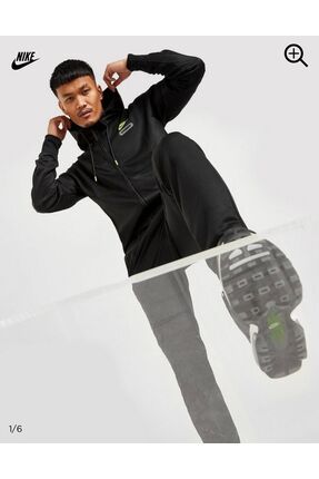 Nike air max full zip hoodie black store