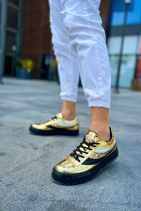 BZ Moda B975 Majesty Ortopedik Taban Gunluk Rugan Erkek Sneaker Spor Ayakkab RST Gold Fiyat Yorumlar Trendyol