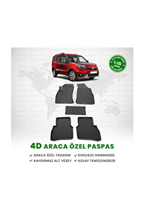 Fiat Doblo 4d Havuzlu Paspas 2015 – 2023 Model