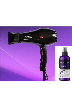 Tr-901 Turbo Profesyonel 2500 w Saç Kurutma Makinası + Keratin Saç Bakım Sütü 200ml