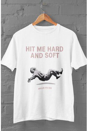 Fuddy Moda Unisex Hit Me Hard And Soft Yaz l T shirt Oversize Billie Eilish Bask l Ti ort