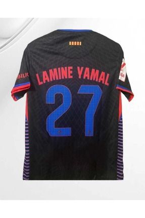 2024/25 Yeni Sezon Lamine Yamal Deplasman Forması (BLACK)