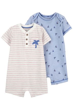 Layette Erkek Bebek 2'Li Tulum 1Q476310 Karışık Renkli