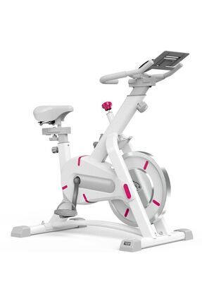 Yeni Nesil Beyaz Koşu Kondisyon Bisikleti Egzersiz Ev Koşu Bisikleti Spin Bike Dikey