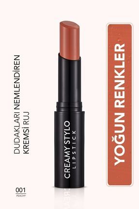 Yarı Parlak Stick Ruj- Creamy Stylo Lipstick -001 Peachy-8682536013611