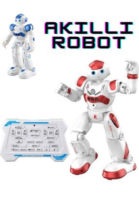 Akıllı Uzaktan Kumandalı El Sansörlü Şarjlı Hareketli Robot Oyuncak 28 Cm Rc Robot Kumandalı !!