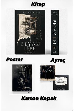 Beyaz Leke - Aslı Arslan ( Karton Kapak ) Poster Ve Ayraçlı