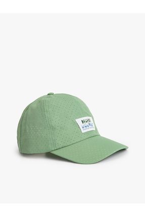 Kep Şapka Slogan Detaylı Etiket Baskılı
