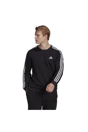 adidas 3 stripes French Terry Erkek Sweatshirt Siyah Gk9078 Fiyat Yorumlar Trendyol