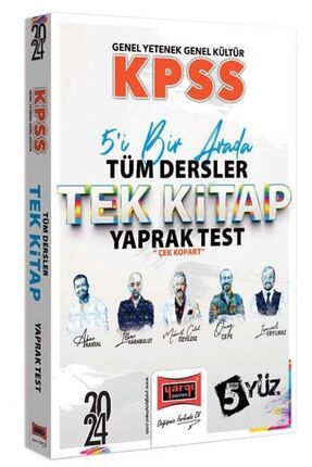 Yargı 2024 Kpss Genel Yetenek Genel Kültür 5yüz Yaprak Test Çek Kopart