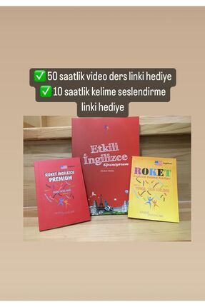 Etkili Ingilizce Kitap Ingilizce Eğitim Seti Gramer Kitabı Ingilizce Kelime Kitabı Ingilizce