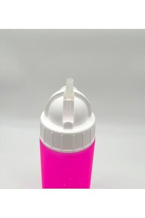 500 ml Neon Pipetli Matara-pembe