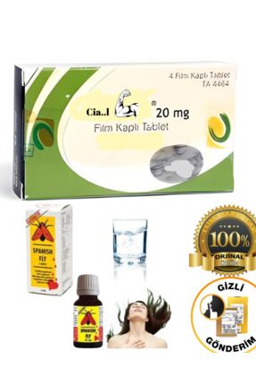 C20 mg 4'lü Tablet + İspanyol Sineği( Ka/DınAz.cı Damla)20 ml Cialis1 Viagra1 Viegra1 Liftalis1