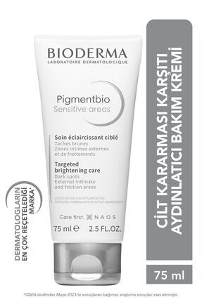 Pigmentbio Sensitive Areas Genital Bölge, Eklem Bölgeleri Kararma Karşıtı Aydınlatıcı Krem 75 ml