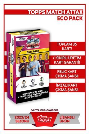 Şampiyonlar Ligi Match Attax 23/24 - Eco Paket Futbolcu Kartları