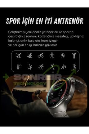SONRE R Yeni Trend Watch 4 Pro Amoled Ekran Arama Yapan Ak ll Saat Ekg spor chatgpt Huawei Iphone Uyumlu 8 Fiyat Yorumlar Trendyol