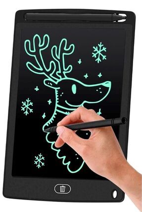 8.5 Inç Lcd Digital Çocuk Yazı Çizim Tableti - Siyah