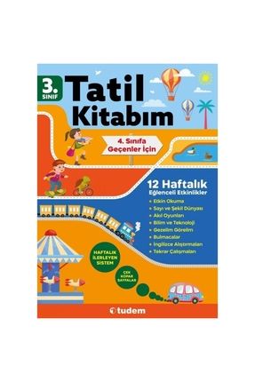 Tudem 3. Sınıf Tatil Kitabım ( 4.sınıfa Geçenler Için)