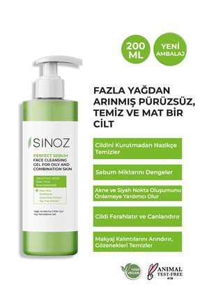 Perfect Sebum Dengeleyici Yüz Temizleme Jeli 200 ml Yağlı Karma Ciltler İçin