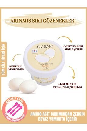 Yumurta Akı Maskesi, Gözenek Sıkılaştırıcı Egg Mask Wash Soft Scrub