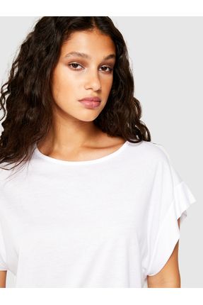 Sisley Kad n Siyah Modal Kar ml Kimono Kollu T Shirt