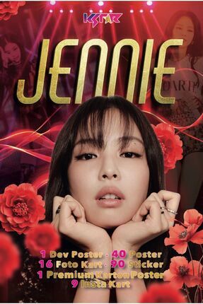 Blackpink Jennie Promo Albüm (POSTER - STİCKER - FOTOKART) Kpop