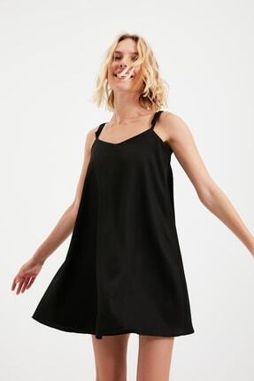 trendyolmilla siyah askili elbise twoss21el4288 fiyati yorumlari trendyol